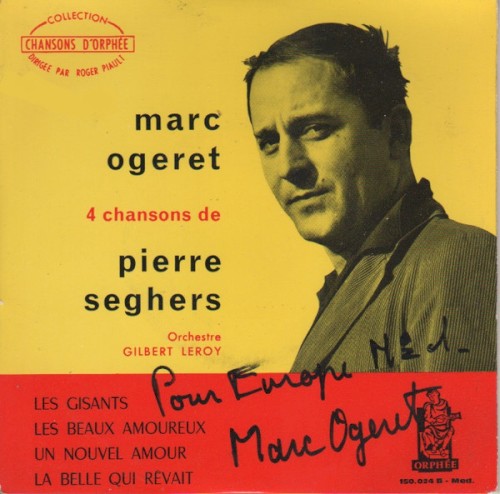 4 Chansons de Pierre Seghers (mono)