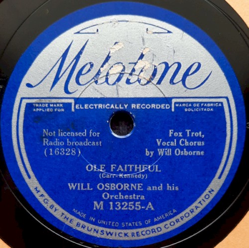 Ole Faithful / It's Dark on Observatory Hill