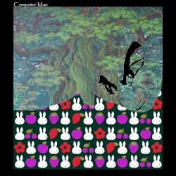 Computer man battles the crusaders of lust, greed, and anger
