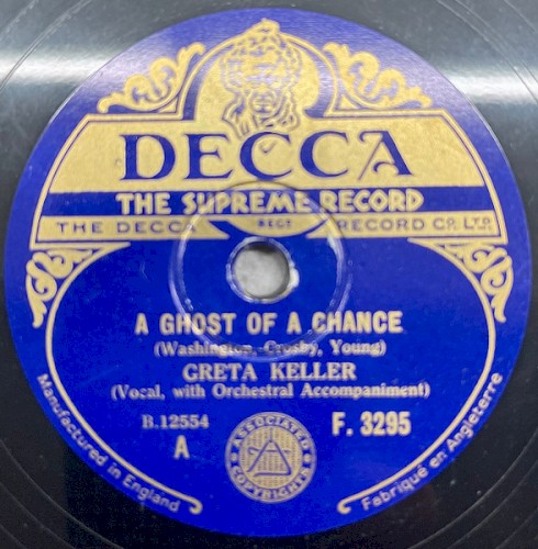 A Ghost of a Chance / Say It Isn’t So