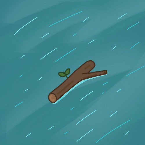 a strong current
