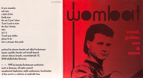 Wombat - Vocal, Guitar, Sax & More