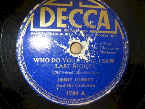 Who Do You Think I Saw Last Night / At Your Beck and Call