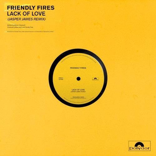 Lack of Love (Jasper James Remixes)