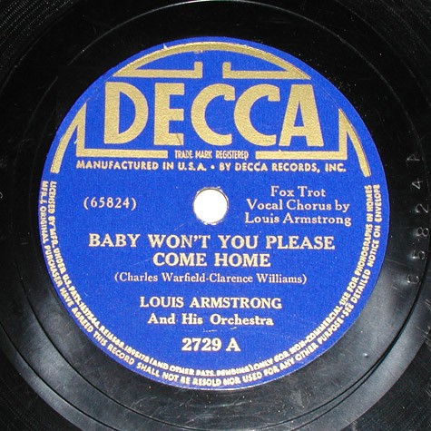 Baby Won't You Please Come Home / Shanty Boat on the Mississippi