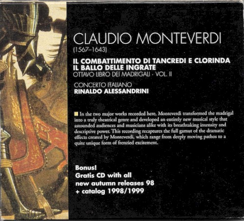 Ottavo Libro dei Madrigali, Vol. 2