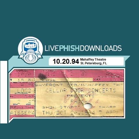 1994-10-20: Mahaffey Theatre, St. Petersburg, FL, USA