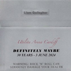 Utilita Arena Cardiff: Definitely Maybe 30 Years – 3 June 2024