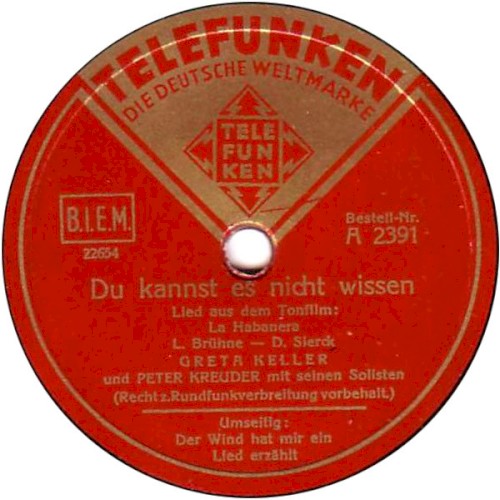 Du kannst es nicht wissen / Der Wind hat mir ein Lied erzählt