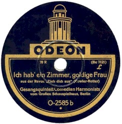 Ich küsse Ihre Hand, Madame / Ich hab’ ein Zimmer, goldige Frau