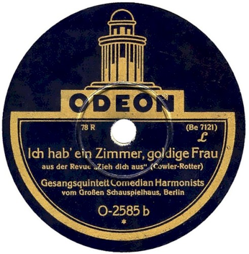 Ich küsse Ihre Hand, Madame / Ich hab’ ein Zimmer, goldige Frau
