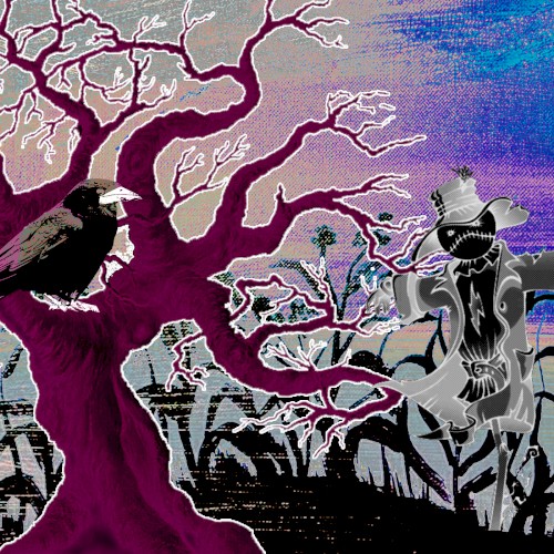 A Crow vs the Scarecrow