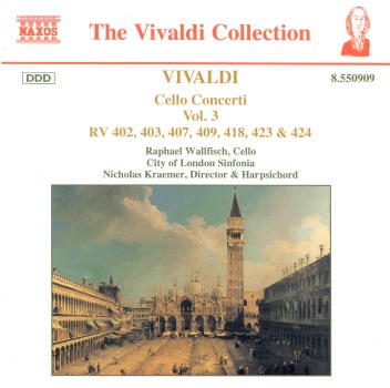 Cello Concerti, Volume 3: RV 402, 403, 407, 409, 418, 423, 424