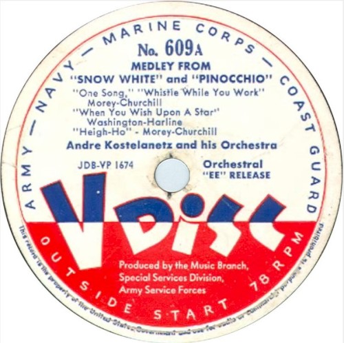 Medley From “Snow White” and “Pinocchio” / St. Louis Blues