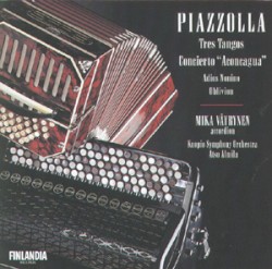 Tres Tangos / Aconagua (Kuopio Symphony Orchestra feat. conductor: Atso Almila, accordion: Mika Vayrynen)
