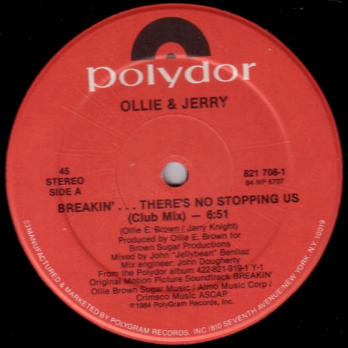 Breakin’… There’s No Stopping Us