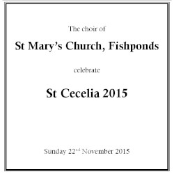 St Cecelia 2015