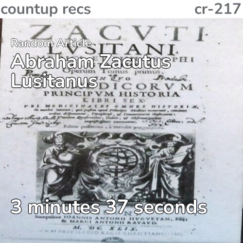Abraham Zacutus Lusitanus