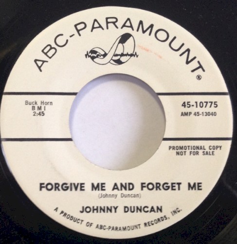 Forgive Me and Forget Me
