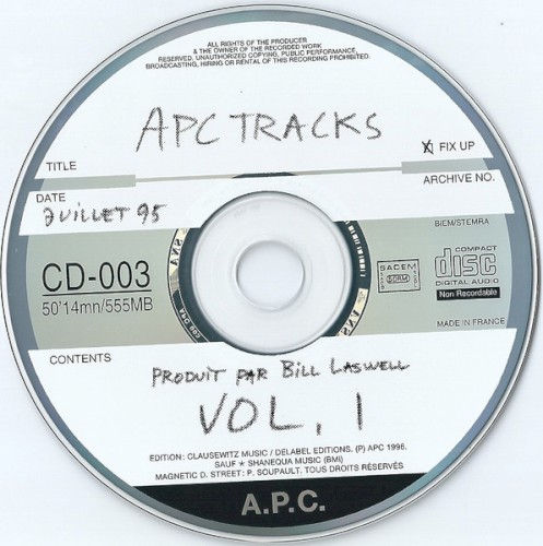 A.P.C. Tracks, Volume 1