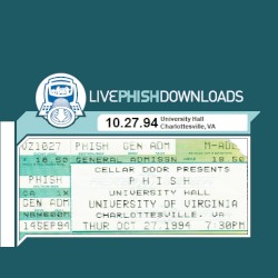 1994-10-27: University Hall, University of Virginia, Charlottesville, VA, USA