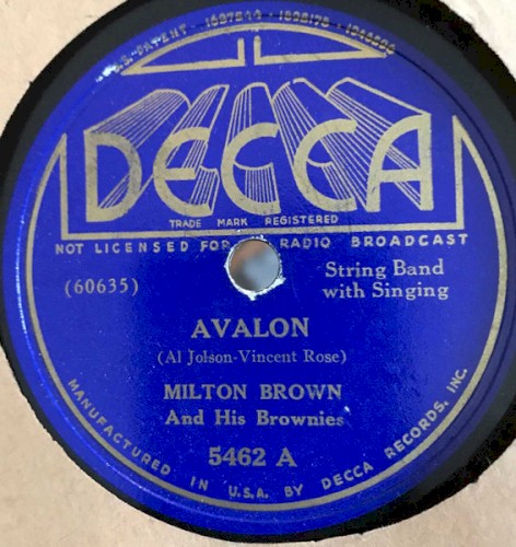 Avalon / Somebody Stole My Gal