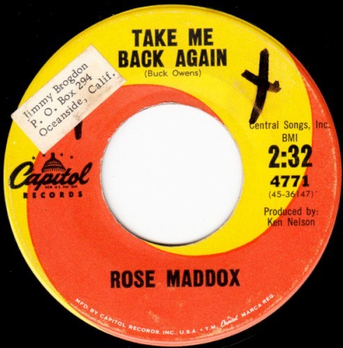 Take Me Back Again / Let’s Pretend We’re Strangers