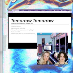 Tomorrow Tomorrow