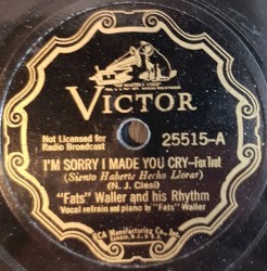 I'm Sorry I Made You Cry / Havin' a Ball