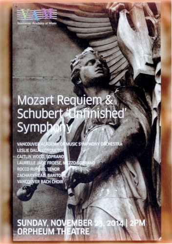 Mozart Requiem / Schubert "Unfinished" Symphony