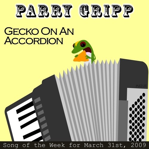 Gecko on an Accordion (Eating Nachos)