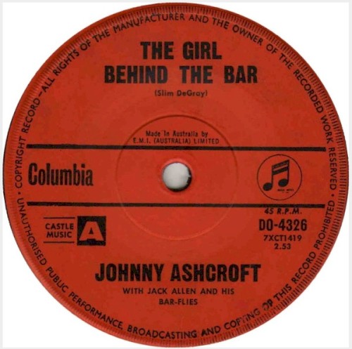 The Girl Behind the Bar / Because My Love Is Gone