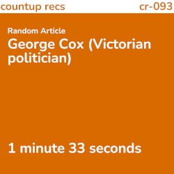 George Cox (Victorian politician)