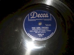 The Girl Friend / Without a Word of Warning