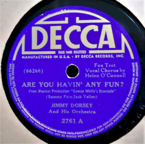 Are You Havin' Any Fun? / Melancholy Lullaby