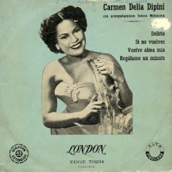 Carmen Delia Delpini con acompañamiento Sonora Matancera