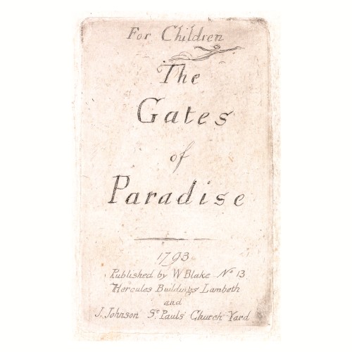 For Children: The Gates of Paradise,Title Page