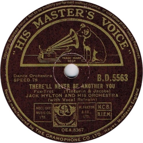There'll Never Be Another You / 'Neath the Shanty Town Moon