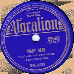 Mary Dear / There's Only Love In A Lifetime
