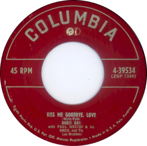 Kiss Me Goodbye, Love / Got Him Off My Hands