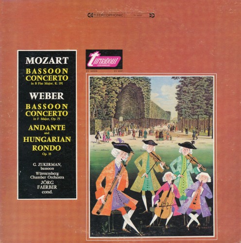 Weber: Bassoon Concerto in F major, Andante and Hungarian Rondo / Mozart: Bassoon Concerto in B-flat major
