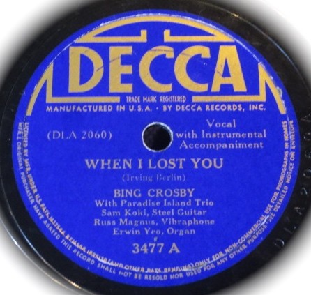 When I Lost You / When You’re a Long, Long Way From Home