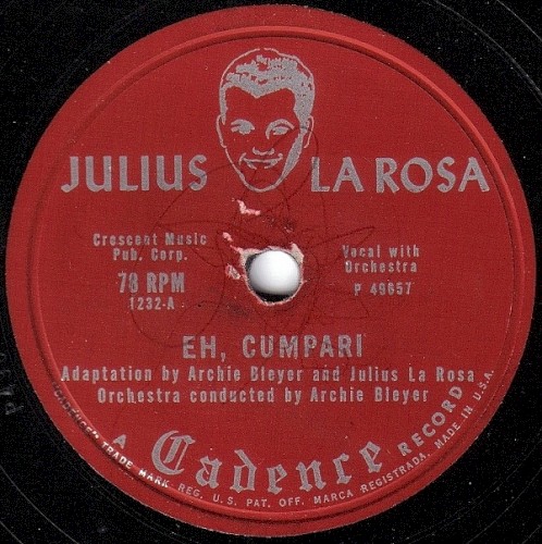 Eh, Cumpari / Till They've All Gone Home