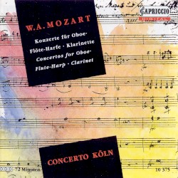 Concertos for Oboe, Flute-Harp, Clarinet