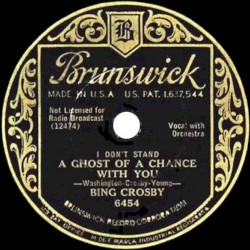 I Don't Stand A Ghost Of A Chance With You / Just An Echo In The Valley