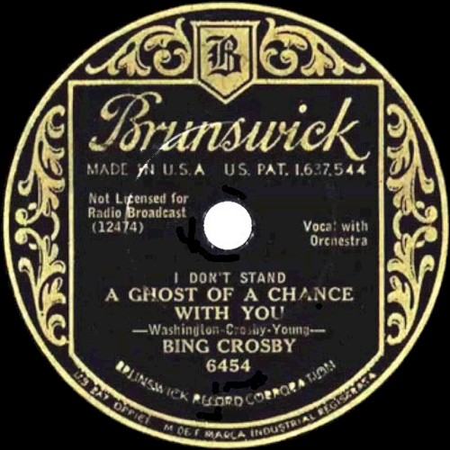 I Don't Stand A Ghost Of A Chance With You / Just An Echo In The Valley
