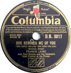 She Reminds Me of You / One for My Baby