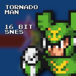 Tornado Man 16 Bit SNES [MMX Remix](Mega Man 9)