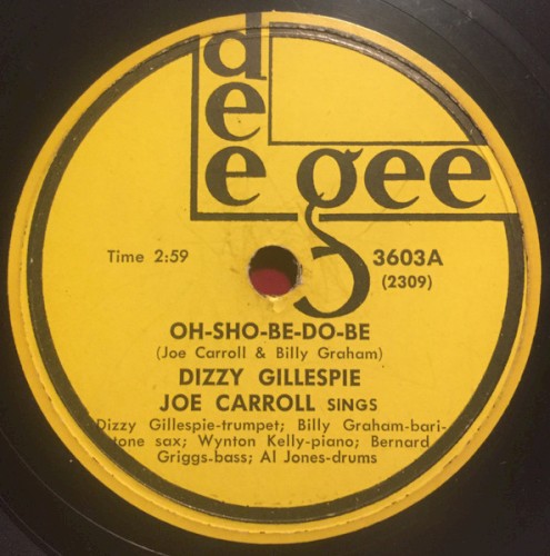 O-Sho-Be-Do-Be / Sunny Side of the Street