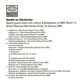 Madlib on Worldwide